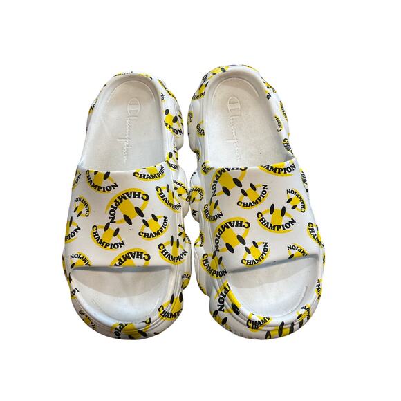 Men’s Champion Meloso Squish Smile Slides - Picture 1 of 6